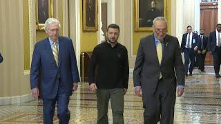 Zelensky arrives at US Capitol for meeting with lawmakers | AFP