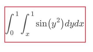 Changing order of integration