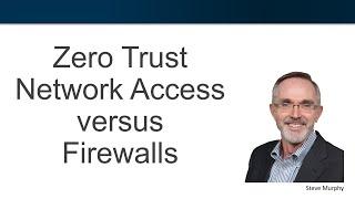 Zero Trust Network Access (ZTNA) versus Firewall