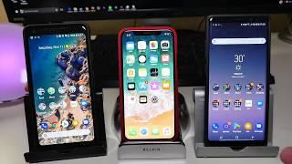 Best Smartphone Display iPhone X vs Galay Note 8 vs Pixel 2 XL