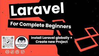 「PinoyKowder」Laravel Tutorial Series - #4 How to Install Laravel + Create  Laravel Project Tagalog