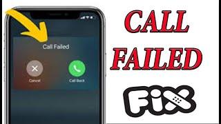 How to fix call failed error on iPhone 12, iPhone x, iPhone 6, 7, 8