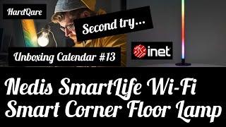 Unboxing Calendar 2023 #13 Nedis SmartLife Wi-Fi Smart Corner Floor Lamp follow up