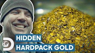 Chunky Gold Nuggets Hidden Inside Hardpack | Gold Rush: White Water