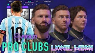 FIFA 21 Lionel Messi Pro Clubs Creation  (All Versions)