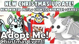 NEW ADOPT ME CHRISTMAS UPDATE! NEW WINTER PETS EVENT 2020 CONFIRMED! +LEAKS ROBLOX