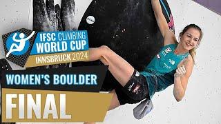 IFSC Women's Final World Cup Innsbruck 2024