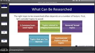 RB Research Methods S2 - Selecting A Topic and Doing Literature Review (Part 1)