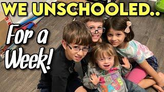 I Unschooled For A Week, Here’s What Happened! || What Is Unschooling and what it looks like.