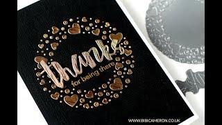 Layered intricate die cuts with Mirror Cardstock and more