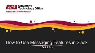 How to Use Messaging Features in Slack