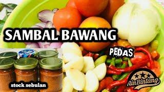 RESEP SAMBAL BAWANG ENAK Ain Bintang |STOCK SAMBAL DAPUR AB