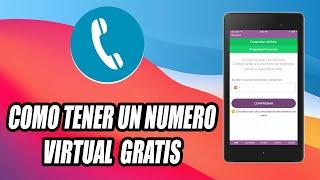 Cómo TENER un NÚMERO VIRTUAL para WhatsApp GRATIS (2024) Crear Número Virtual Gratis Para WhatsApp