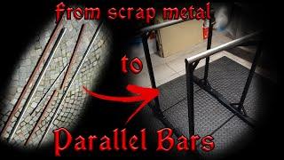 How to make Parallel Bars from scrap metal Parallele Gym Calisthenics Dips bar DIY Lockdown project