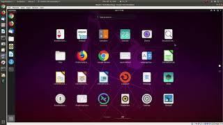 Default Ubuntu 19.04 Menu