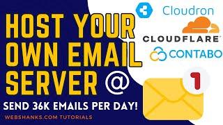 Host Your Very Own Email Server with Cloudron, Contabo VPS & Cloudflare Free Setup Guide