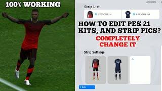 How to Edit Pes 2021 Mobile Kits And Thumbnail Kit Images | Completely Explained | Pes 2021 Mobile |