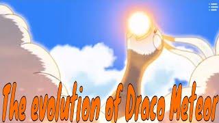 The evolution of Draco Meteor  in the Pokémon anime