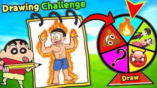 Spin To Draw Challenge  || Funny Game 