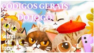 Códigos básicos do jogo - Secret Cat Forest