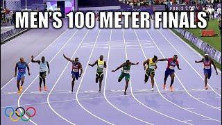 Men's 100 Meter Finals Were HISTORIC || Noah Lyles VS. Kishane Thompson - Paris Olympics 2024