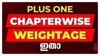 Plus One Chapter wise Weightage | Plus One Public Exam