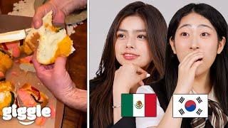 Korean Teens react to Things that only Mexican can understand For the First Time..! : Compilation