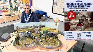 Bognor Regis model railway show Saturday 13th January 2024 : 4K Widescreen.