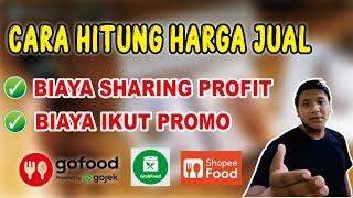 CARA MENGHITUNG HARGA JUAL DI SHOPEE FOOD 2023|GRABFOOD|GOFOOD