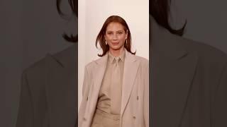 90s supermodel back on runway Christy Turlington closed Ralph Lauren fw24 #fashion #model