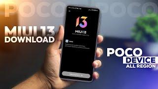 MIUI 13 Latest Update Download in Any POCO Phones in Just one step!