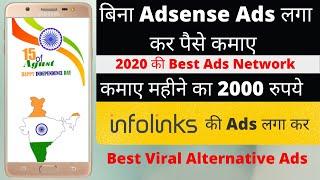 infolinks ads use for viral script | best high paying google adsense alternatives |  infolinks |