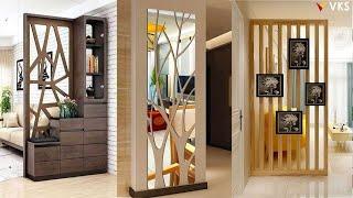 50 Modern Living Room Partition Wall Design 2024 | Wooden Partition Wall Design.