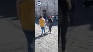 "SOHR camera" roams near the Umayyad Mosque in Damascus and captures a decrease in movement