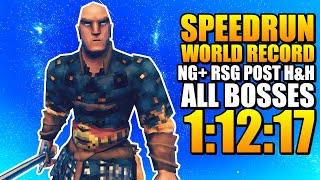 NEW WORLD RECORD VALHEIM SPEEDRUN: NG+ RSG All Bosses - 1:12:17