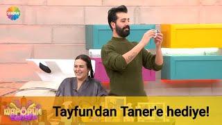 Tayfun'dan Taner'e hediye!