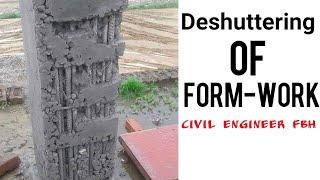 Minimum DeShuttering Period for Form-Work || Civil Engineer FBH