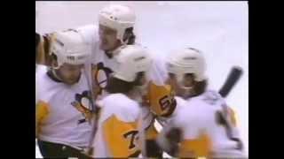 1989 Patrick Division Finals (Game 5): Penguins vs. Flyers (4/25/1989) (Lemieux's Hat Trick Goal)