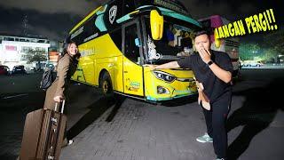 PRANK ZAINAL TINGGALIN NAIK BUS!! DIA PANIK LANGSUNG NGEJAR!!