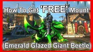 Neverwinter - How To Get FREE Mount (Emerald Glazed Giant Beetle)