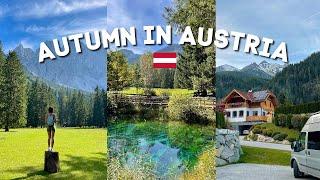 Autumn Van Life in Austria | Hiking & beautiful park ups