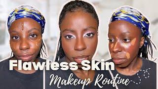 FLAWLESS SKIN SOFT GLAM MAKEUP ROUTINE  IN DEPTH | Mimi Abidemi