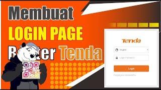 Membuat Login Page Router Tenda