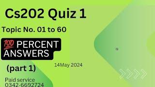 CS202 - Fundamentals of Front End Development|| Quiz 1  percent Solution 2024||