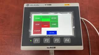 Allen  Bradley Panelview 800 HMI Terminal - Upload Program from HMI to PC w CAT5 Ethernet cable