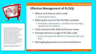 MNG1: Introduction - Effective Management of PL/SQL Code (PL/SQL Channel)