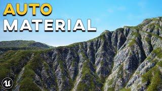 How To Create a REALISTIC Landscape Auto Material | UE4 Tutorial