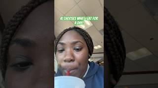 Ai Choose What I Eat At CHIC-Fil-A| #trendingshorts #food #shortvideo