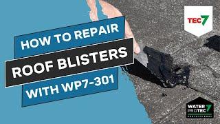 WP7 301 ROOF WATERPROOF HOW TO REPAIR ROOF BLISTERS