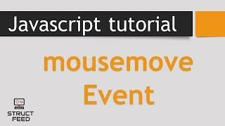Javascript MouseMove Event